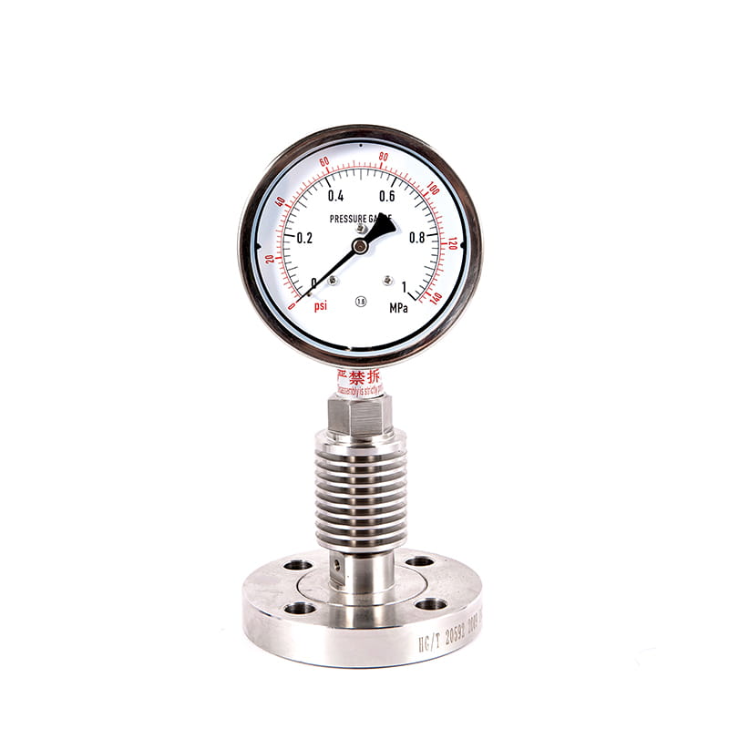 Serie Y-M All in acciaio inossidabile cali manometri sterili sterili sanitari Serie Y-M All in acciaio inossidabile cali manometri sterili sterili sanitari