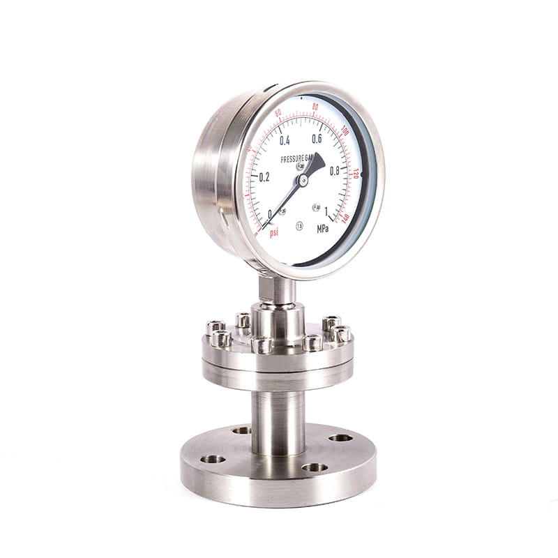 Serie Y-M All in acciaio inossidabile cali manometri sterili sterili sanitari Serie Y-M All in acciaio inossidabile cali manometri sterili sterili sanitari