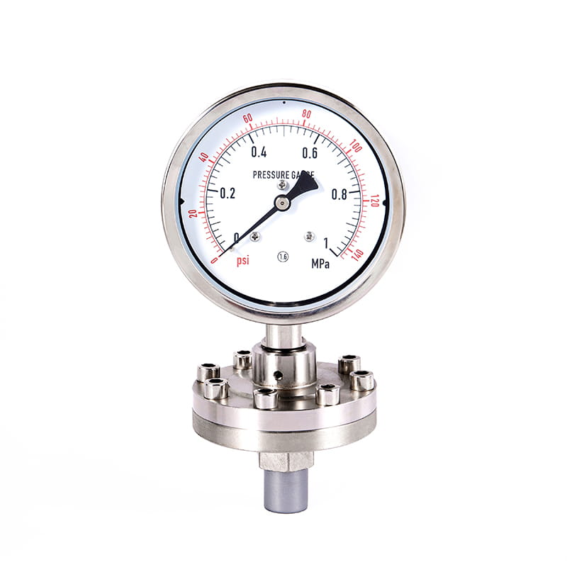 Serie Y-M All in acciaio inossidabile cali manometri sterili sterili sanitari Serie Y-M All in acciaio inossidabile cali manometri sterili sterili sanitari