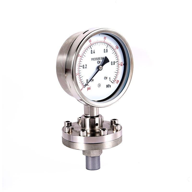 Serie Y-M All in acciaio inossidabile cali manometri sterili sterili sanitari Serie Y-M All in acciaio inossidabile cali manometri sterili sterili sanitari